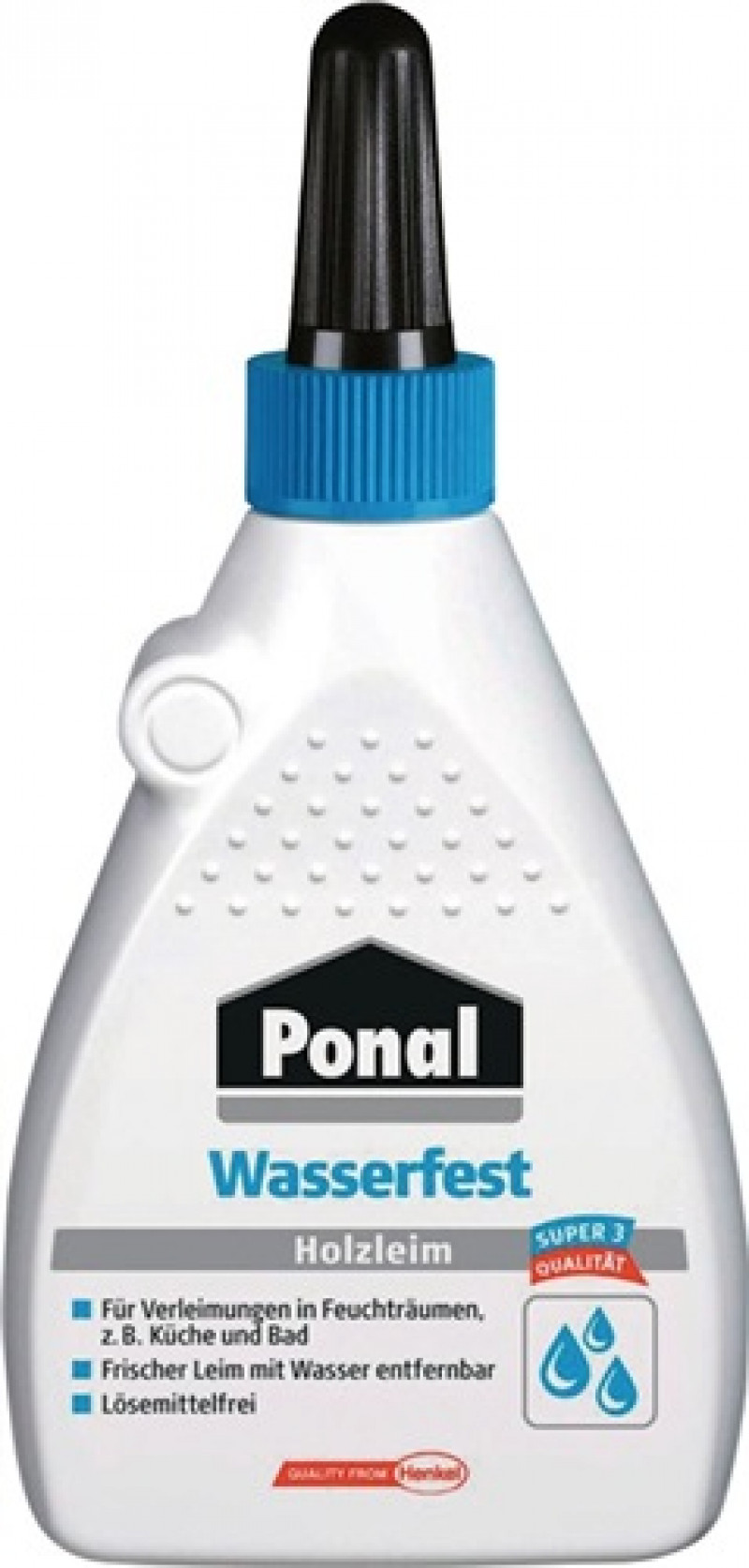 Holzleim Wasserfest/Super 3 120g EN 204: D3 Flasche PONAL Holzleim Wasserfest/Super 3 120g EN 204: D3 Flasche PONAL