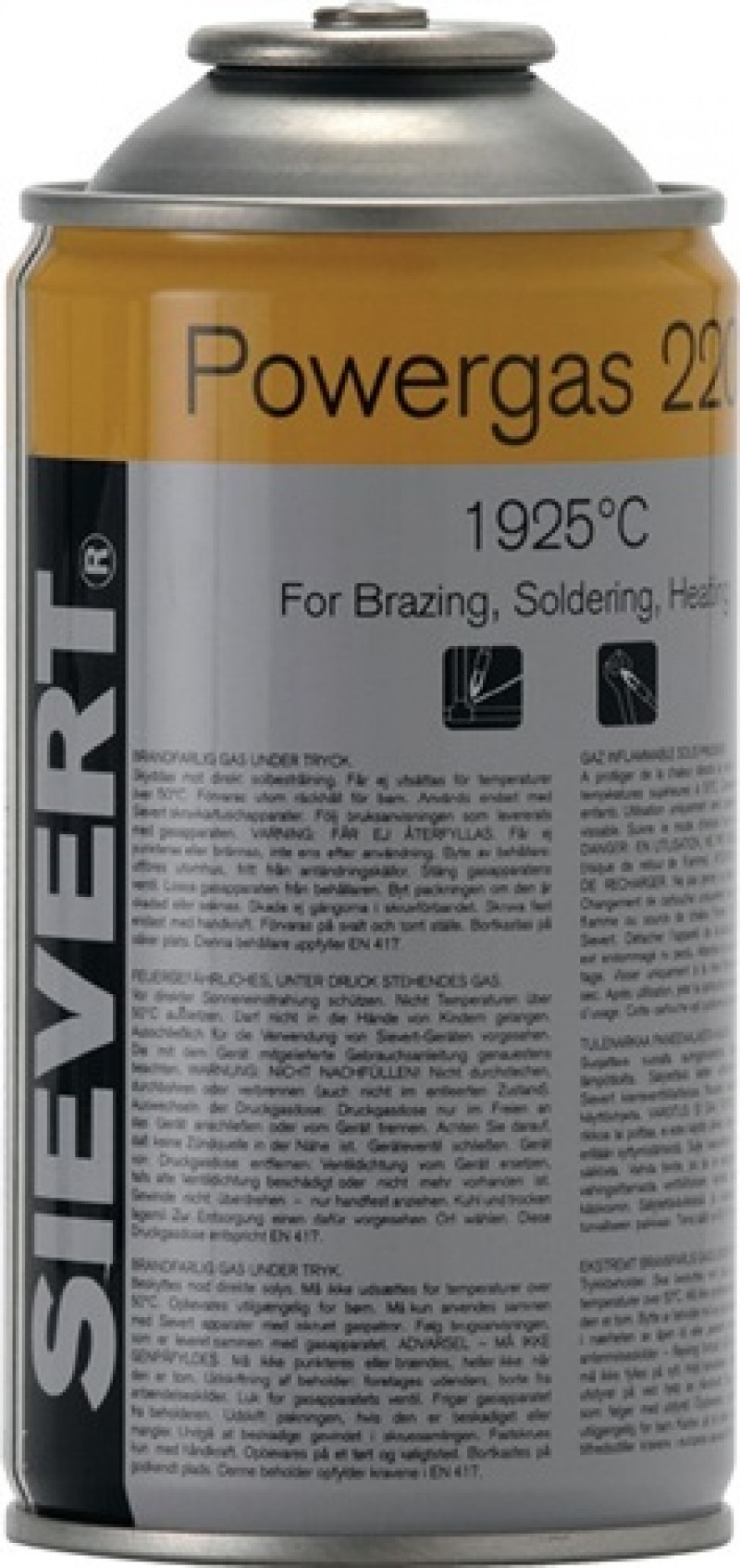 Schraubkartusche Powergas 2203 175g 300 ml 1925GradC SIEVERT Schraubkartusche Powergas 2203 175g 300 ml 1925GradC SIEVERT