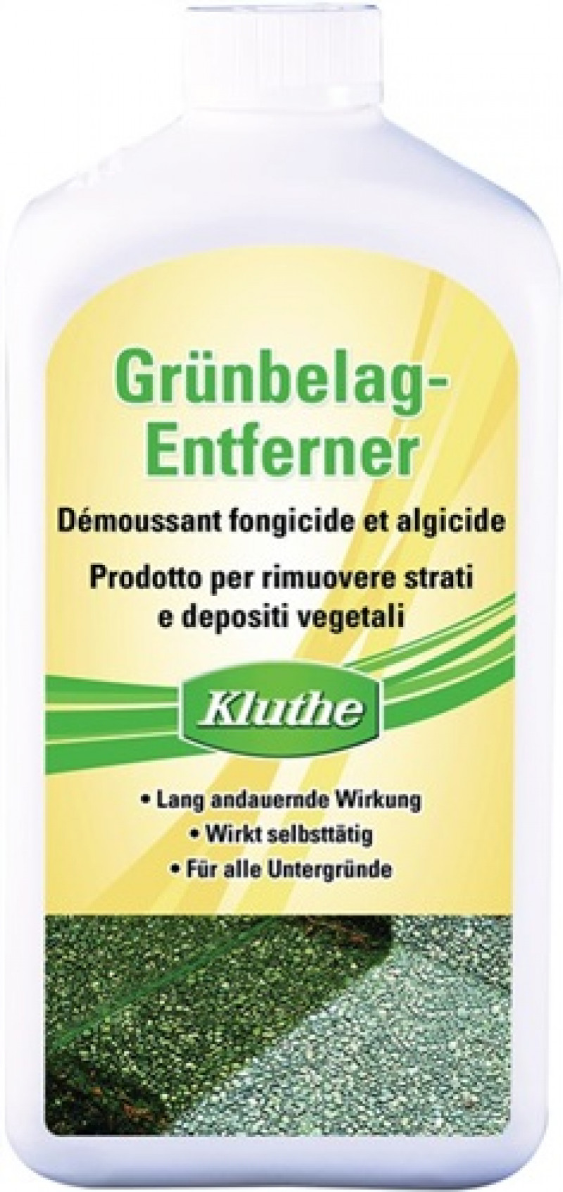 Grünbelagsentferner chlor- u.säurefrei 1l Flasche KLUTHE