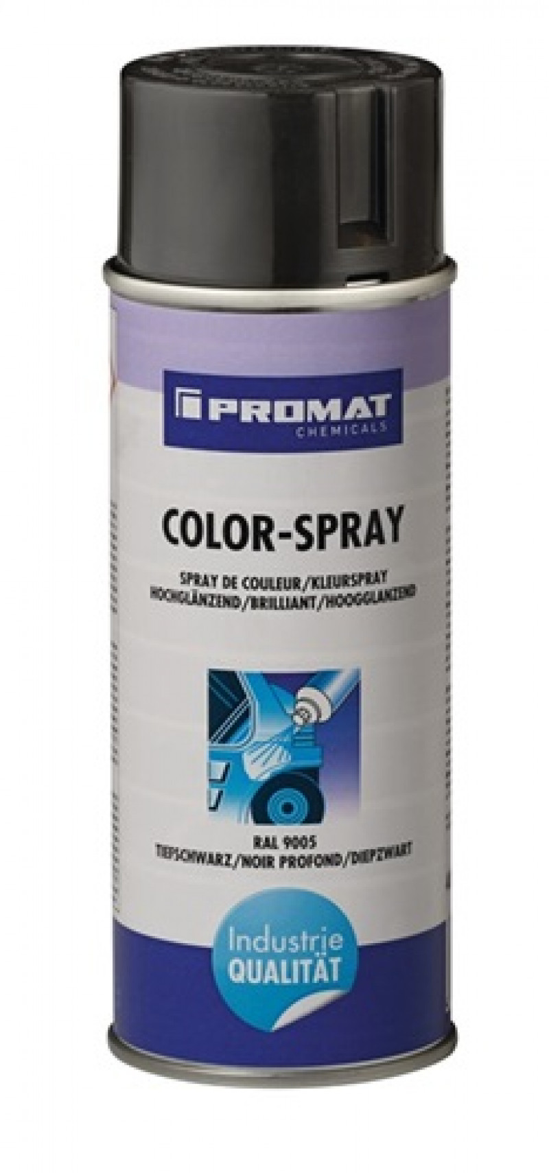 Colorspray tiefschwarz hochglänzend RAL 9005 400 ml Spraydose PROMAT CHEMICALS Colorspray tiefschwarz hochglänzend RAL 9005 400 ml Spraydose PROMAT CHEMICALS