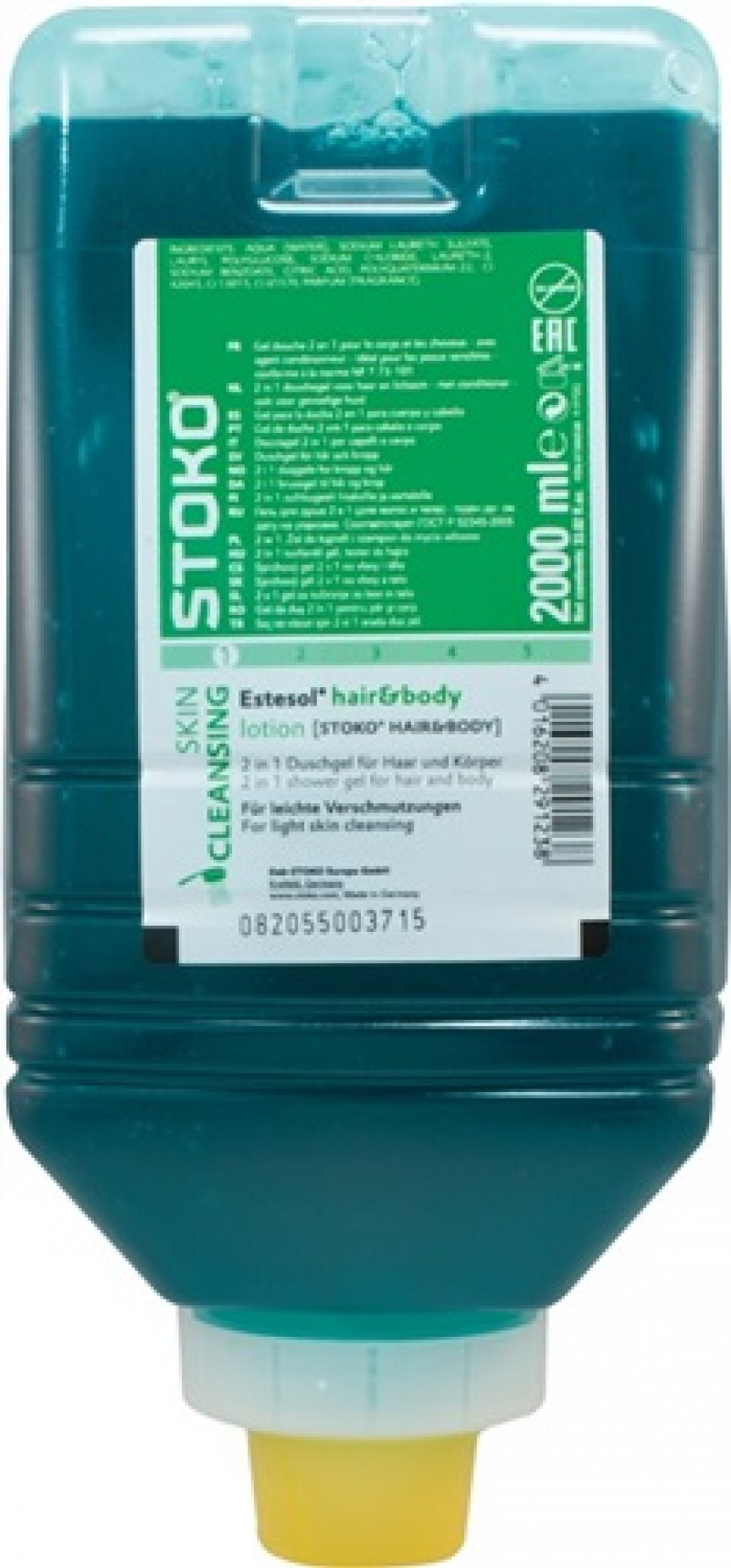 Hautreinigung Estesol hair & body 2l leichte Verschmutzung Hautreinigung Estesol hair & body 2l leichte Verschmutzung