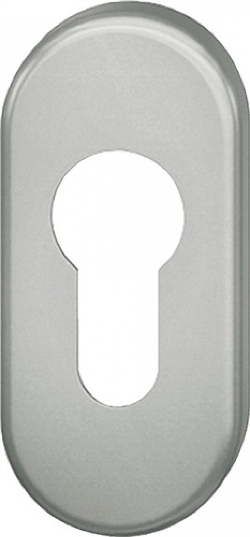 Schlüsselrosette 17 1766 Alu.0105 Schildstärke 7mm PZ ov.