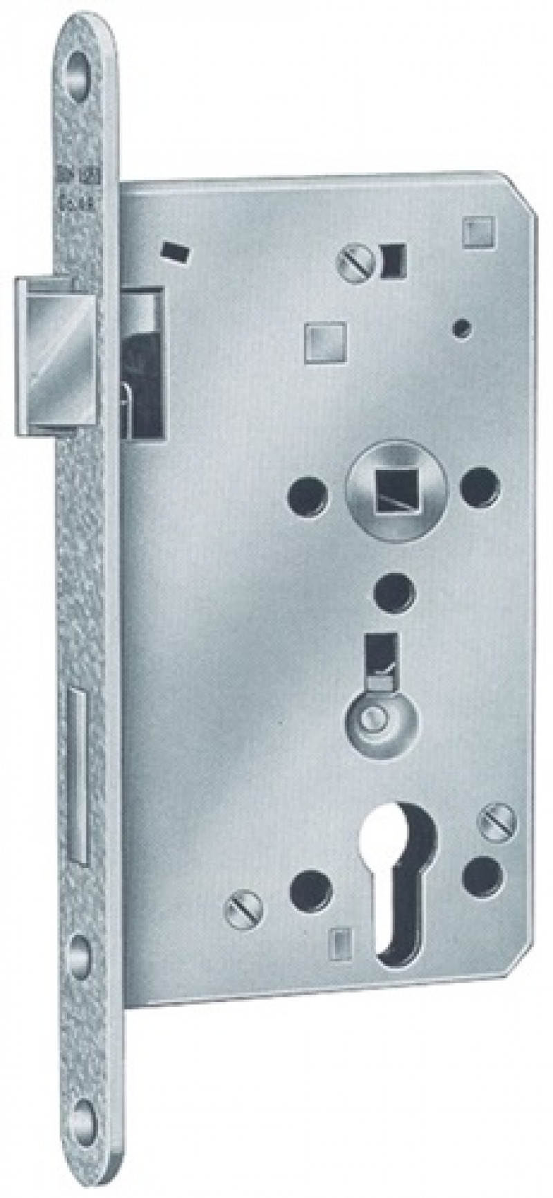 Panik-Einsteckschloss 1201 Fkt.E 24/65/72/9mm DIN R verz. Panik-Einsteckschloss 1201 Fkt.E 24/65/72/9mm DIN R verz.