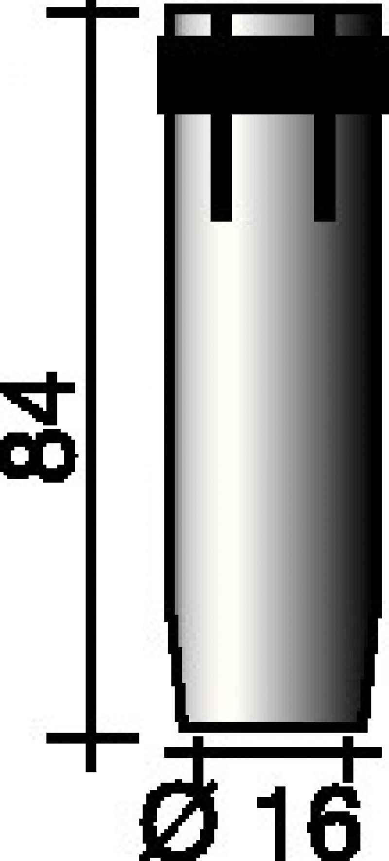 Gasdüse kon.16mm f.Brenner ERGOPLUS 36 TRAFIMET Gasdüse kon.16mm f.Brenner ERGOPLUS 36 TRAFIMET