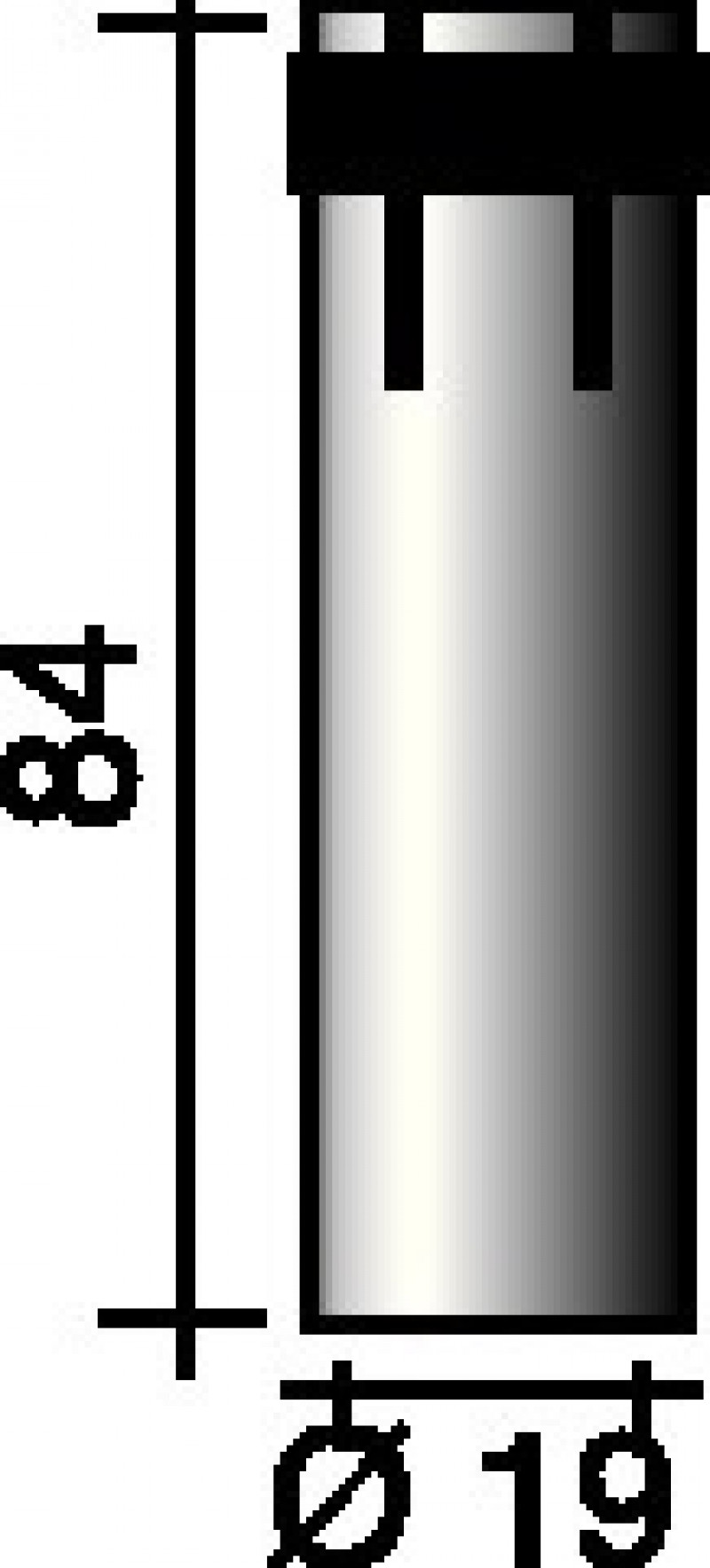 Gasdüse zyl.19mm f.Brenner ERGOPLUS 36 TRAFIMET Gasdüse zyl.19mm f.Brenner ERGOPLUS 36 TRAFIMET