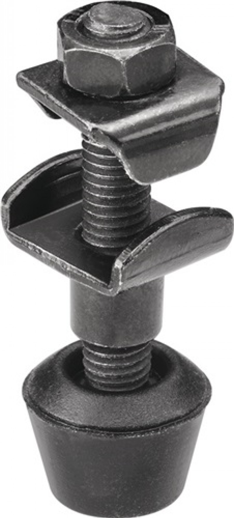 Andrückschraube Nr.6890B Gr.1 M5 L.38mm f.offene Haltearme schwarz AMF Andrückschraube Nr.6890B Gr.1 M5 L.38mm f.offene Haltearme schwarz AMF