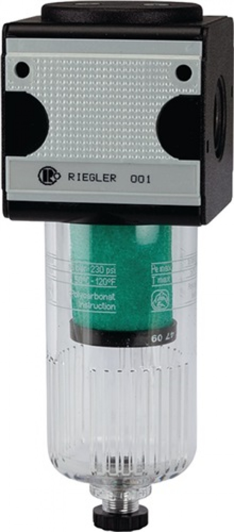 Mikrofilter multifix Gew.mm 11,89 G 1/4 Zoll 280l/min RIEGLER Mikrofilter multifix Gew.mm 11,89 G 1/4 Zoll 280l/min RIEGLER