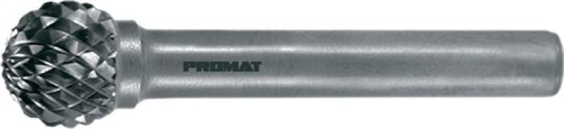 Frässtift Form KUD D.12mm Kopf-L.11mm Schaft-D.6mm HM Verz.Kreuz PROMAT Frässtift Form KUD D.12mm Kopf-L.11mm Schaft-D.6mm HM Verz.Kreuz PROMAT