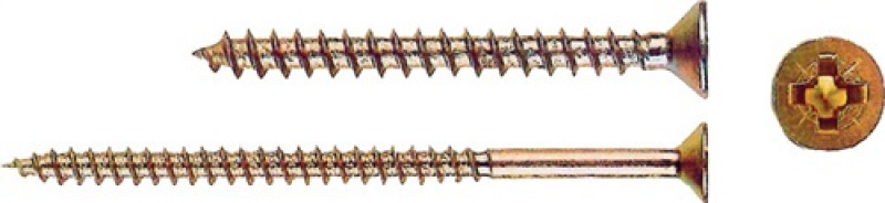 Spanplattenschr.SPS 4,5x35T gelb verz.TX 25 500 St./Krt.APOLO MEA Spanplattenschr.SPS 4,5x35T gelb verz.TX 25 500 St./Krt.APOLO MEA