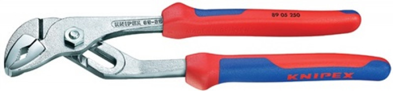 Wasserpumpenzange L.250mm Chrom Spann-W.36mm KNIPEX m.Mehrkomp.-Hüllen Wasserpumpenzange L.250mm Chrom Spann-W.36mm KNIPEX m.Mehrkomp.-Hüllen