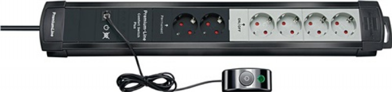 Steckdosenleiste 6 Steckdosen L.3m H05VV-F G1,5 m. 2perm./4zweipolig Steckd. Steckdosenleiste 6 Steckdosen L.3m H05VV-F G1,5 m. 2perm./4zweipolig Steckd.