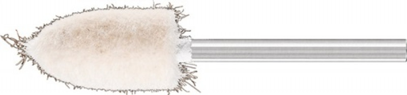 Polierstift D15xH30mm 75mm 6mm Filz Spitzkegel PFERD Polierstift D15xH30mm 75mm 6mm Filz Spitzkegel PFERD