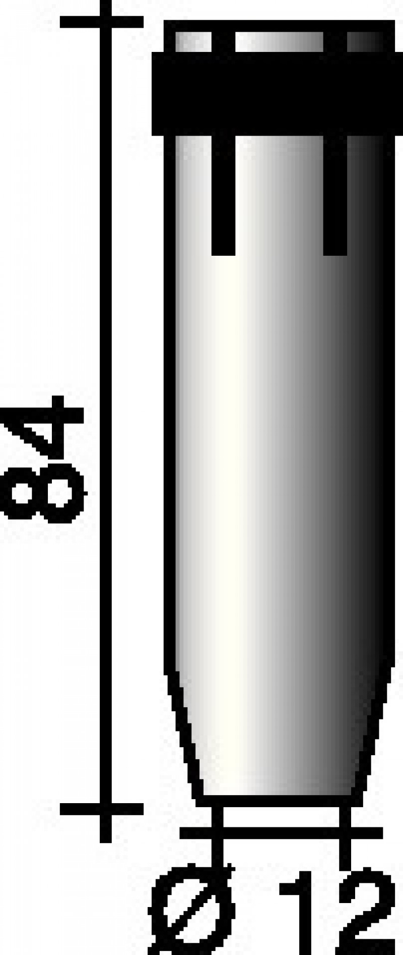 Gasdüse sta.kon.12mm f.Brenner ERGOPLUS 36 TRAFIMET Gasdüse sta.kon.12mm f.Brenner ERGOPLUS 36 TRAFIMET