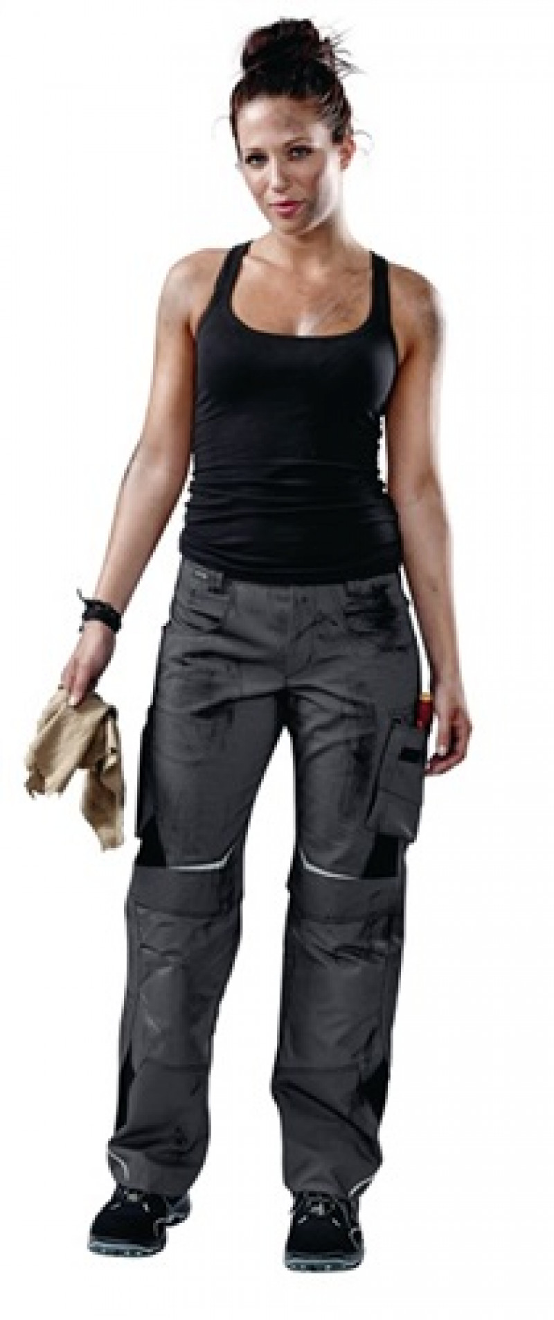 Damenhose 2124 Gr.44 anthrazit/schwarz 65%PES/35%CO Damenhose 2124 Gr.44 anthrazit/schwarz 65%PES/35%CO