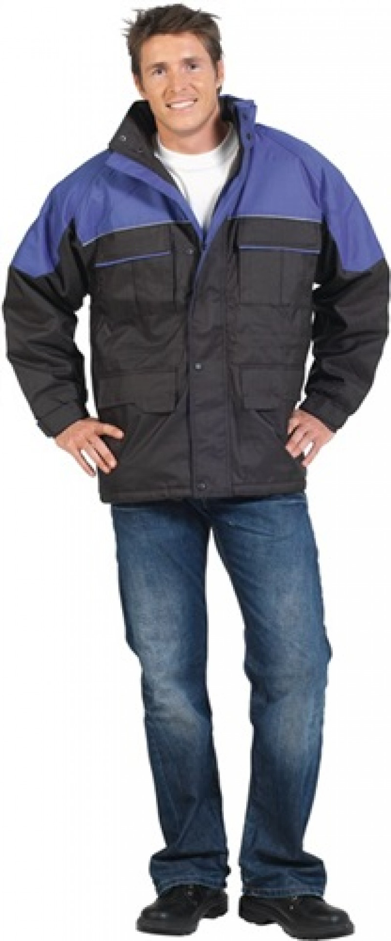 Jacke Gr.XL blau/schwarz 100% PES PROMAT Jacke Gr.XL blau/schwarz 100% PES PROMAT