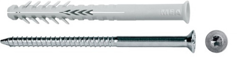 Hohlblockrahmendübel 10-100 TX m.Senkkopfschr.TX,verz.50St./VE,8VE/Umkarton Hohlblockrahmendübel 10-100 TX m.Senkkopfschr.TX,verz.50St./VE,8VE/Umkarton