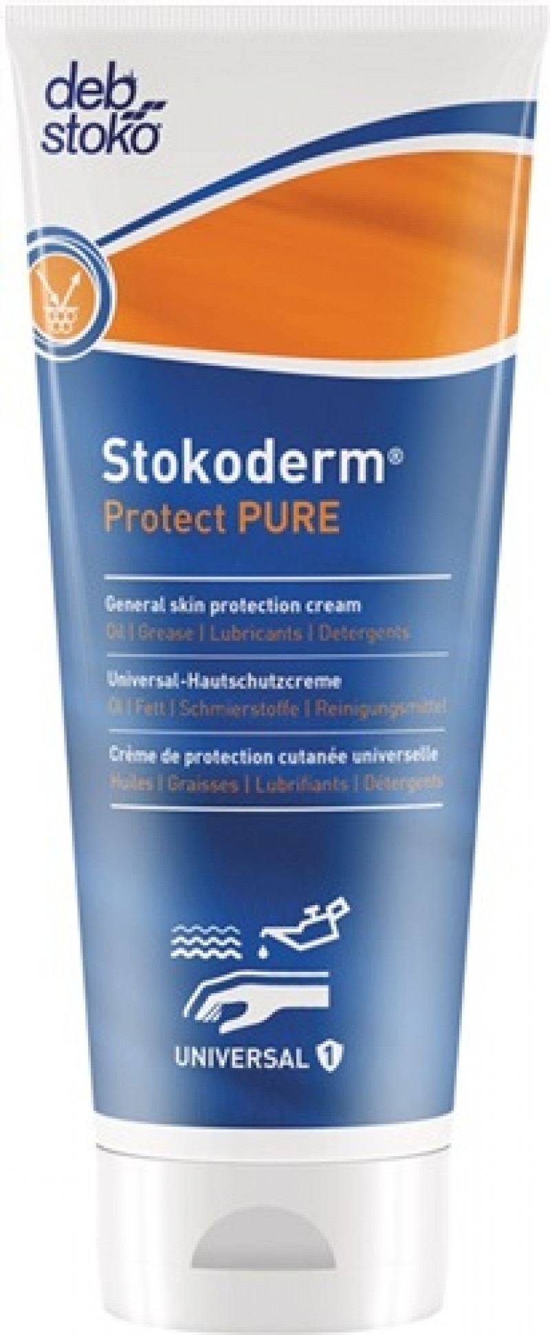Hautschutzcreme Stokoderm Protect PURE 100 ml silikonfrei Tube Hautschutzcreme Stokoderm Protect PURE 100 ml silikonfrei Tube