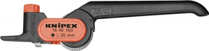 Abmantelungswerkzeug Gesamt-L.150mm Arbeitsbereich D.ab 25,0mm KNIPEX Abmantelungswerkzeug Gesamt-L.150mm Arbeitsbereich D.ab 25,0mm KNIPEX