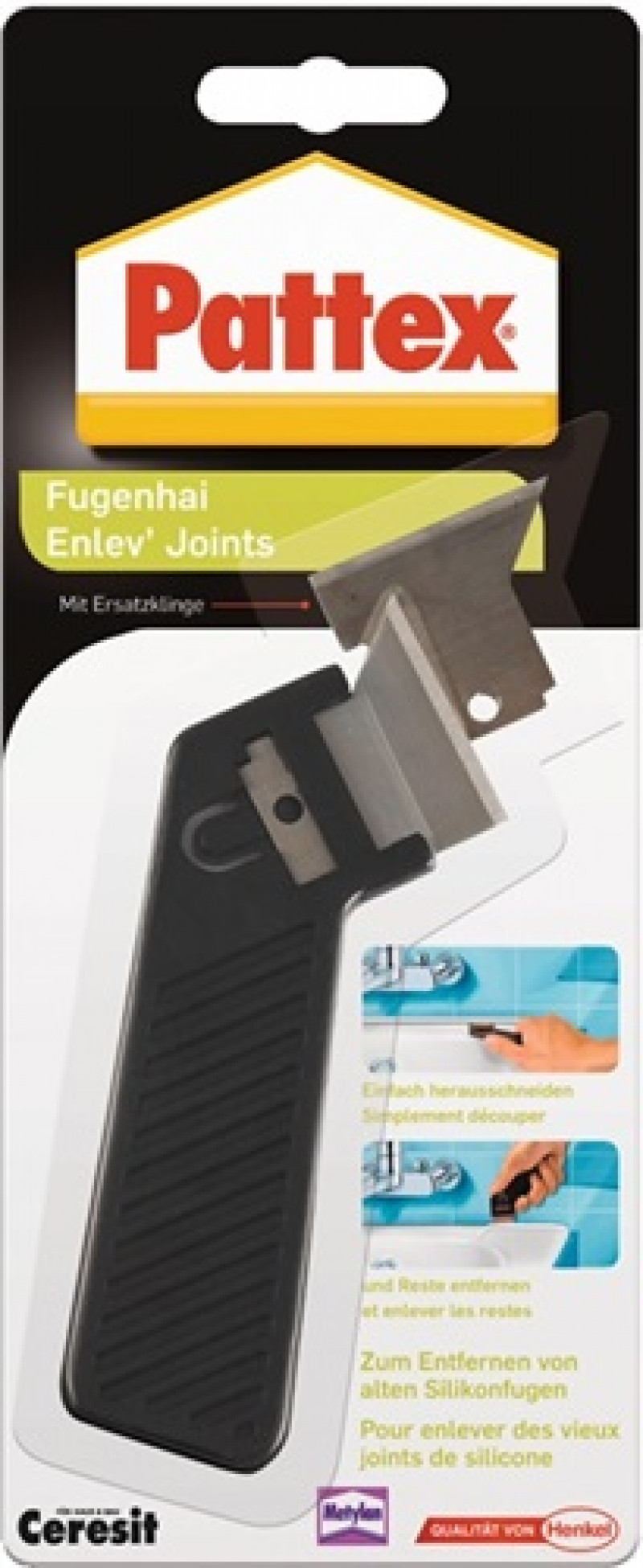 Fugenschneider Fugenhai 1 Fugenschneider,1 Ersatzklinge PATTEX Fugenschneider Fugenhai 1 Fugenschneider,1 Ersatzklinge PATTEX