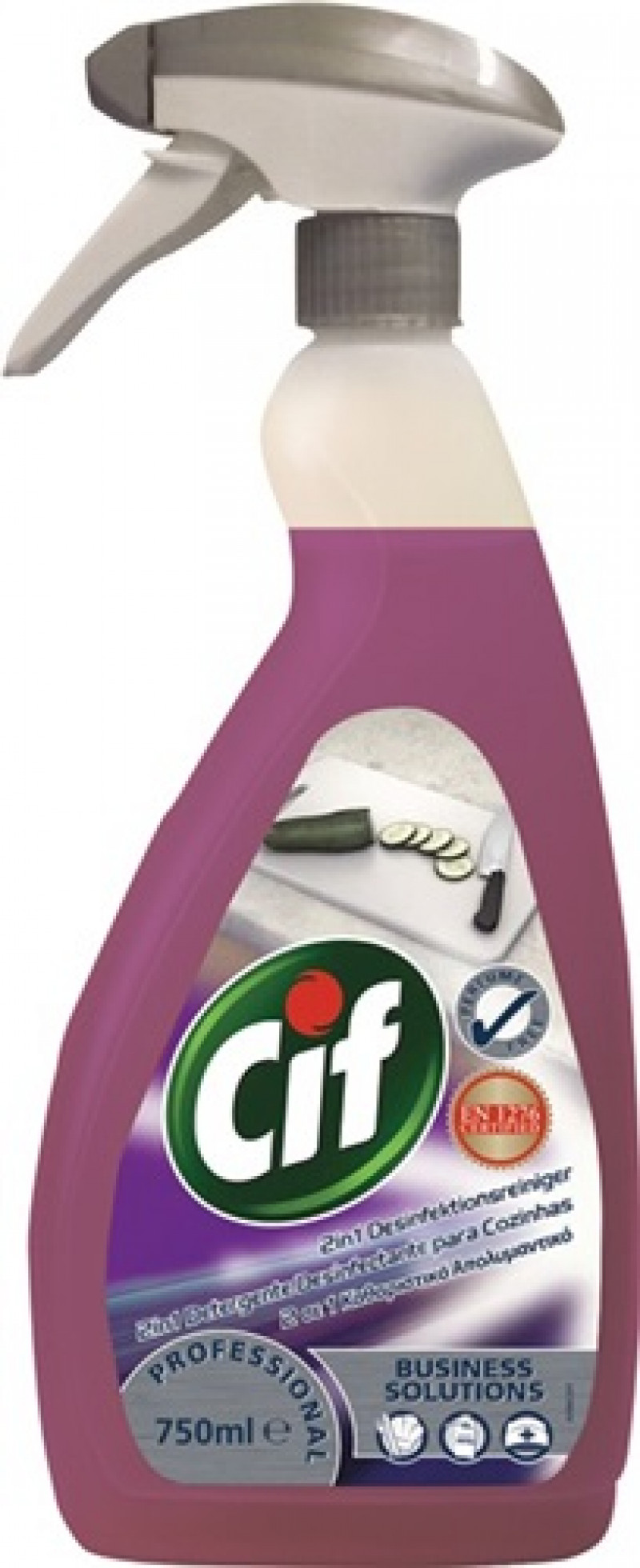 Desinfektionsreiniger 2 in1 Professional 750 ml Sprühflasche CIF Desinfektionsreiniger 2 in1 Professional 750 ml Sprühflasche CIF