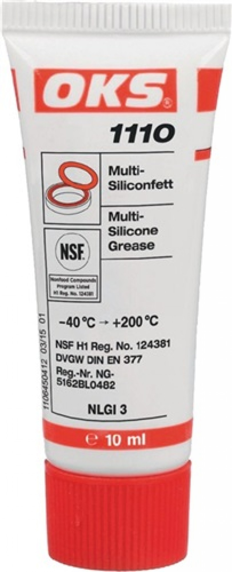 Multisiliconfett OKS 1110 NSF-H1 transp.10 ml OKS Multisiliconfett OKS 1110 NSF-H1 transp.10 ml OKS