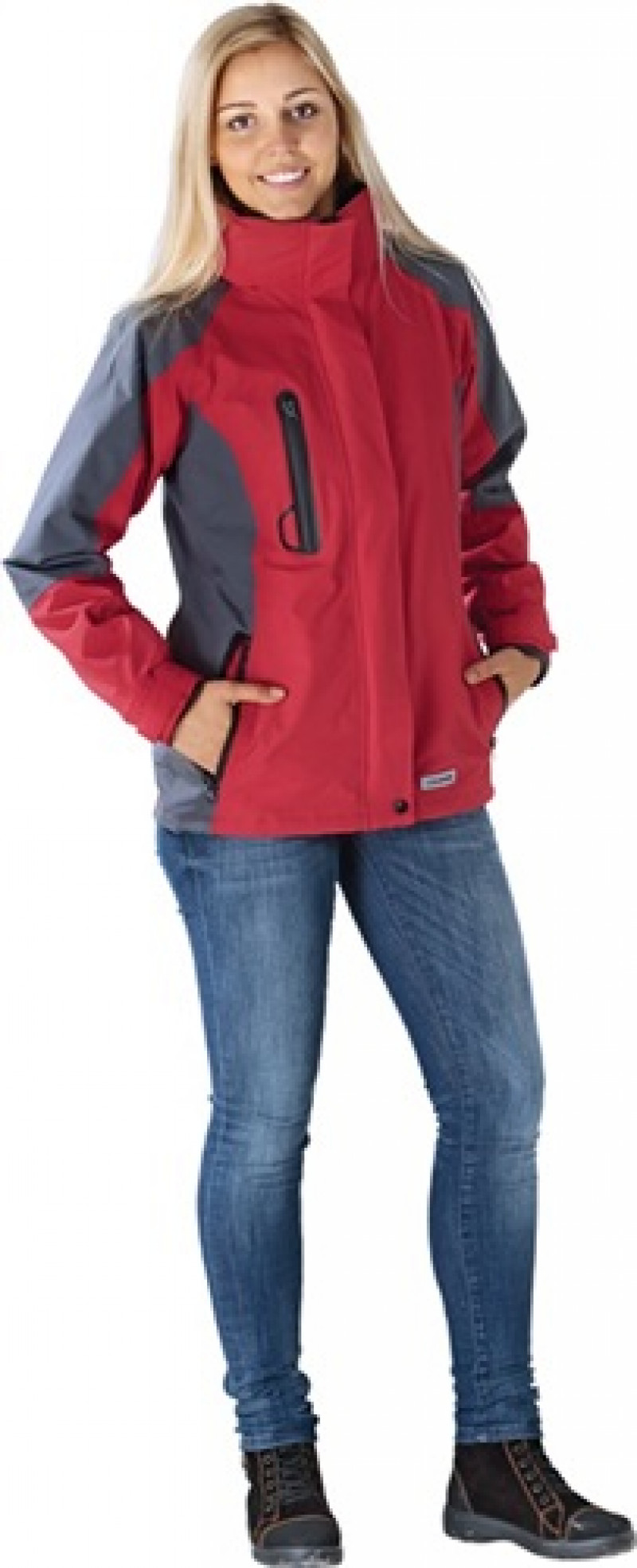 Damenjacke Shape Gr.XL rot/grau 100%PES PLANAM Damenjacke Shape Gr.XL rot/grau 100%PES PLANAM