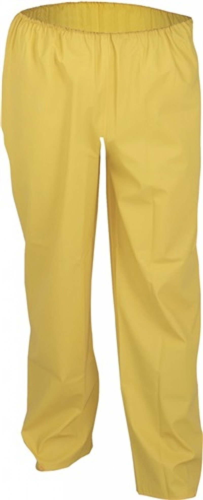 Regenschutz-Hose PU Stretch Gr. M gelb Baumwollgewebe Regenschutz-Hose PU Stretch Gr. M gelb Baumwollgewebe
