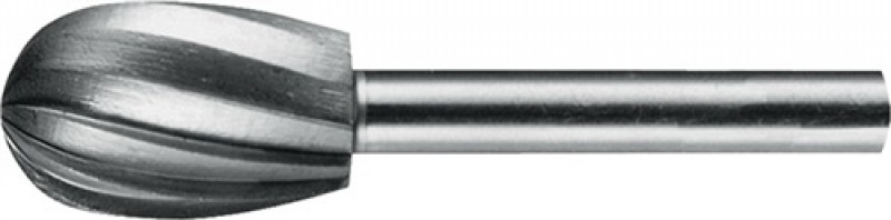 Frässtift Form O1625 D.16mm Kopf-L.25mm Schaft-D.6mm HSS Verz.Alu PFERD Frässtift Form O1625 D.16mm Kopf-L.25mm Schaft-D.6mm HSS Verz.Alu PFERD