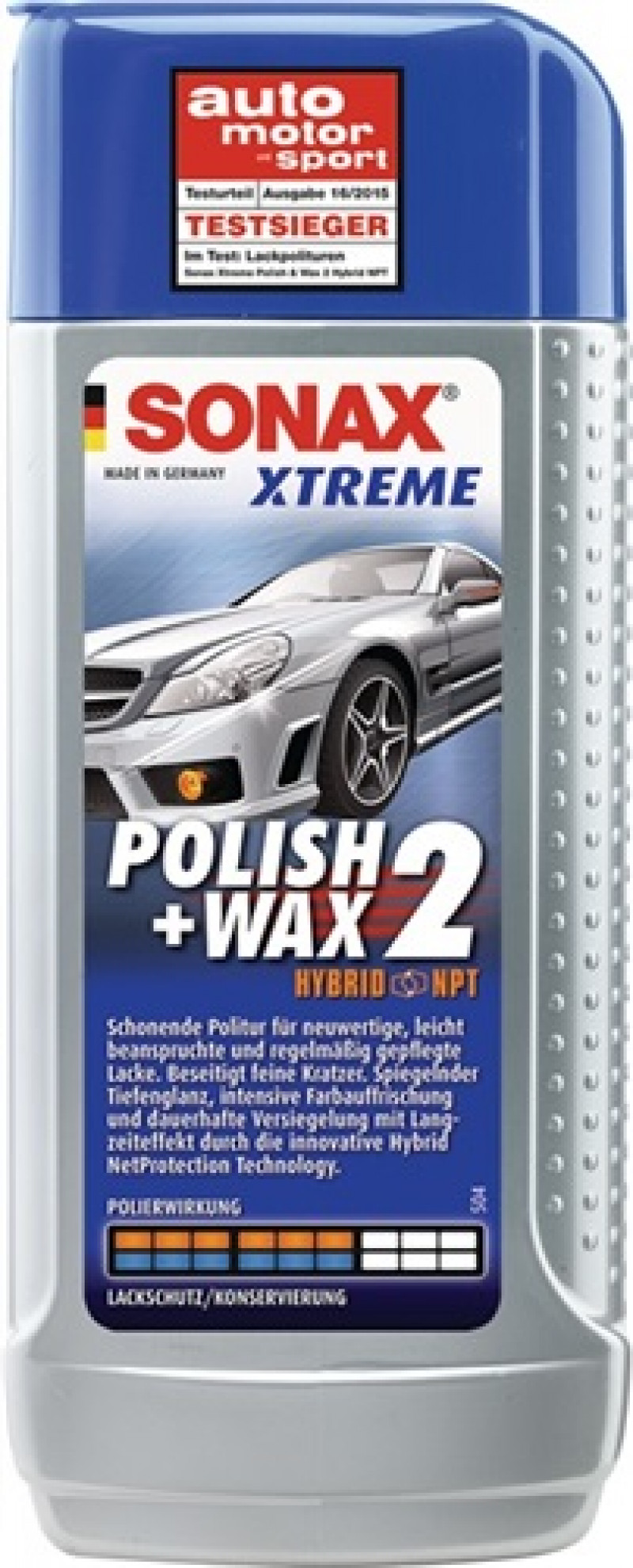 Lackpolitur XTREME Polish+Wax 2 Hybrid NPT 250 ml Flasche SONAX Lackpolitur XTREME Polish+Wax 2 Hybrid NPT 250 ml Flasche SONAX