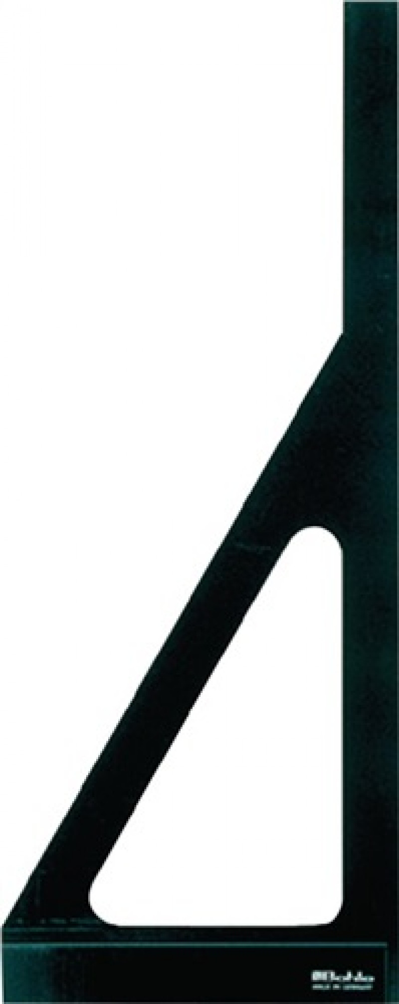 Glaserwinkel L.1750mm B.500mm m.Verstrebung schwarz Glaserwinkel L.1750mm B.500mm m.Verstrebung schwarz