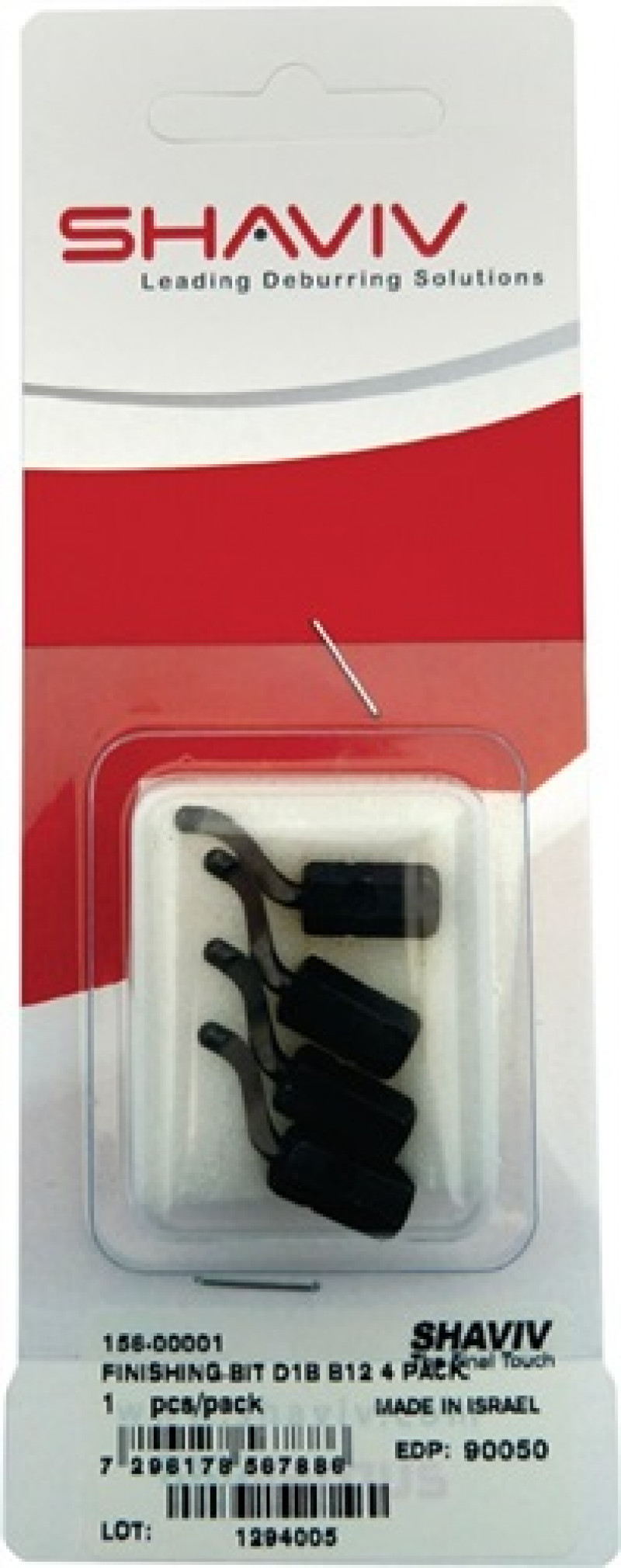 Entgrater Biteinsatz Finishing Bit 4-teilig SHAVIV