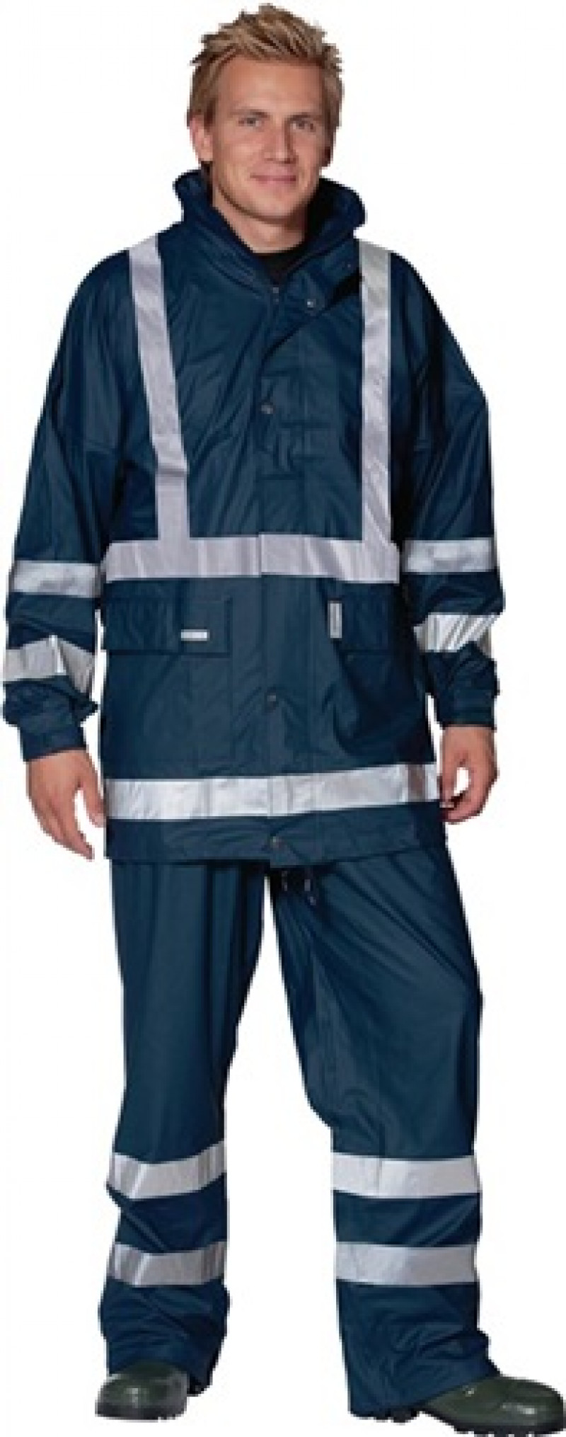 Regenschutz-Jacke Comfort Stretch Gr. XXXL marine 100%PES OCEAN