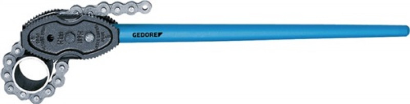 Kettenrohrzange 122003 1/4-3 blau einbrennlackiert Vergütungsstahl Gedore Kettenrohrzange 122003 1/4-3 blau einbrennlackiert Vergütungsstahl Gedore