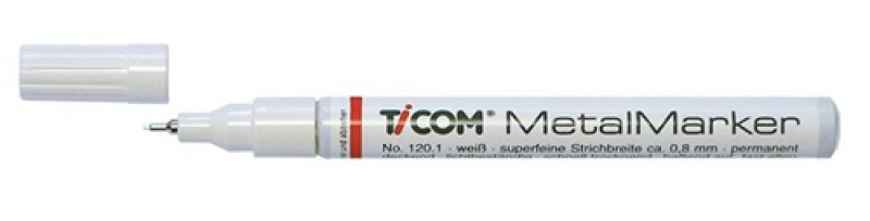 Metallmarker L.133mm w Strich-B. ca. 0,8mm TICOM Metallmarker L.133mm w Strich-B. ca. 0,8mm TICOM