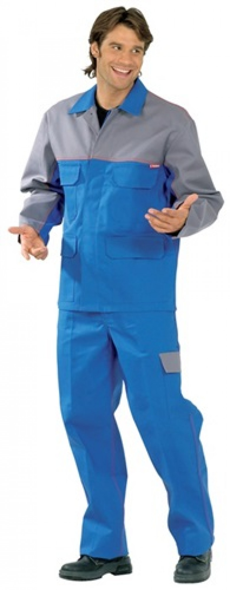 Schweißerschutz-Bundjacke Major Protect Gr. 56 kornblau/grau Schweißerschutz-Bundjacke Major Protect Gr. 56 kornblau/grau