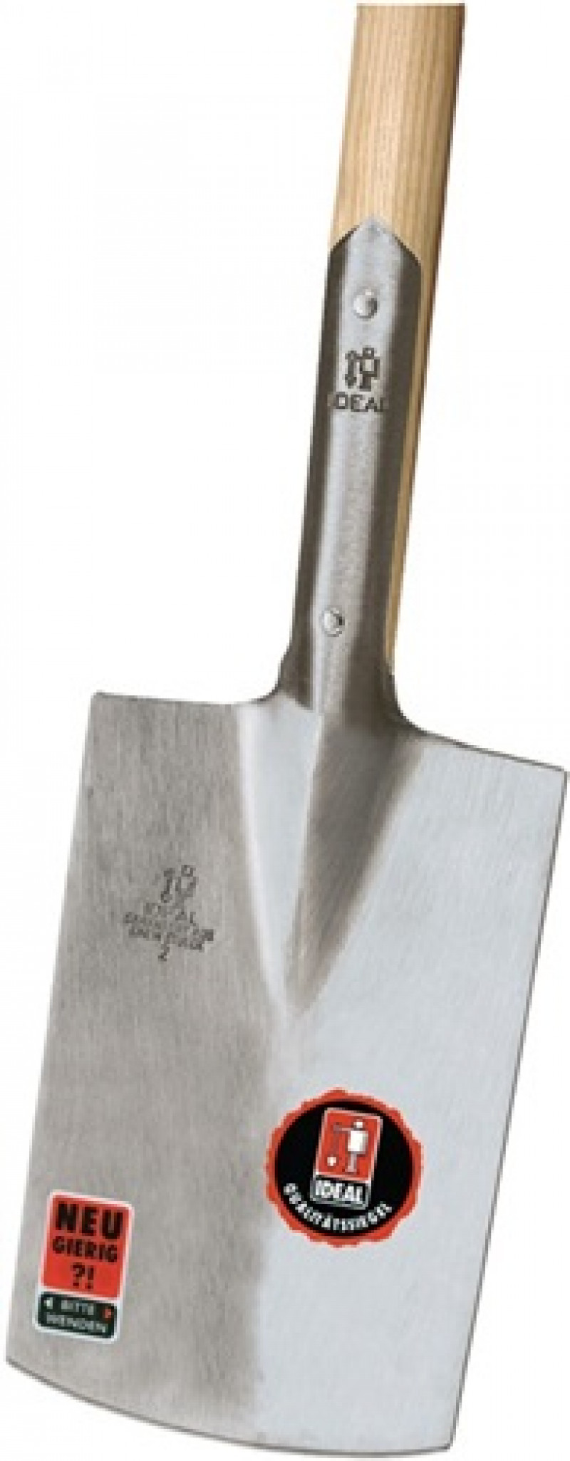 Gärtnerspaten IDEAL m.T-Stiel 285x185/180mm Gärtnerspaten IDEAL m.T-Stiel 285x185/180mm