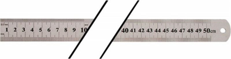 Stahlmaßstab L.1000mm STA Teilung A =mm/mm PROMAT Stahlmaßstab L.1000mm STA Teilung A =mm/mm PROMAT