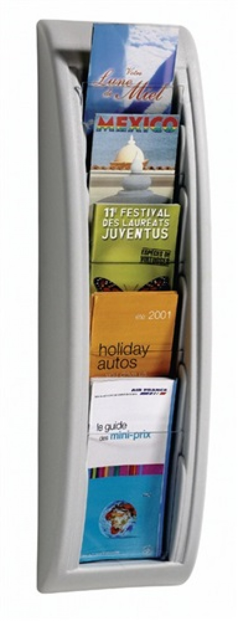 Paperflow Prospekthalter Quick Blick 4062.02 5Fächer grau Paperflow Prospekthalter Quick Blick 4062.02 5Fächer grau