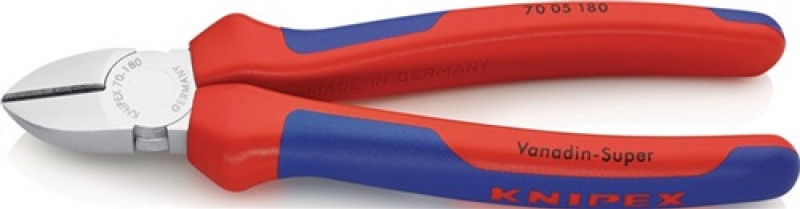 Seitenschneider L.180mm Kopf verchr.2K-Hülle KNIPEX Seitenschneider L.180mm Kopf verchr.2K-Hülle KNIPEX