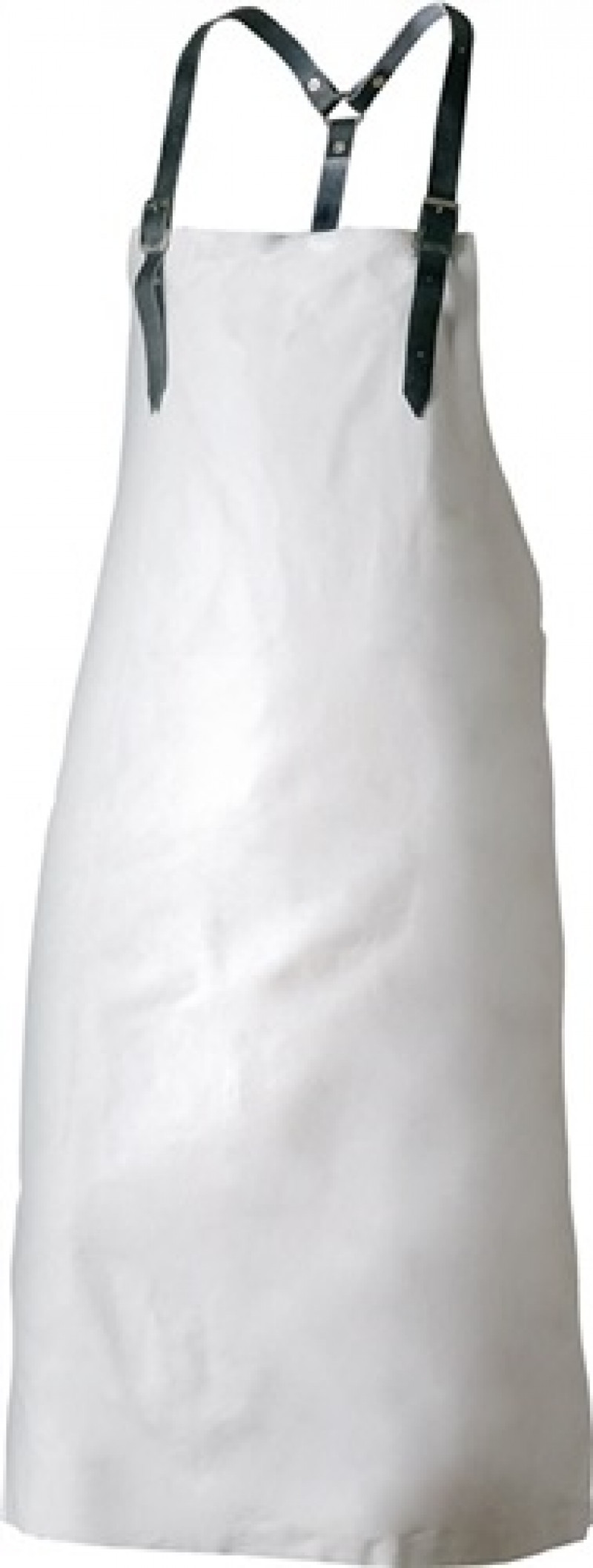 Brustlatzschürze L.ca. 100xB.ca. 80 cm weiß Narbenleder Brustlatzschürze L.ca. 100xB.ca. 80 cm weiß Narbenleder
