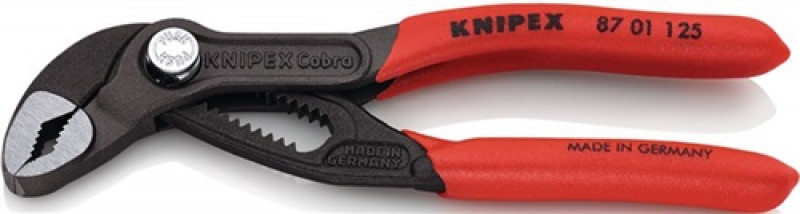 Wasserpumpenzange Cobra L.125mm Spann-W.27mm pol. m.Ku.-Überzug Knipex Wasserpumpenzange Cobra L.125mm Spann-W.27mm pol. m.Ku.-Überzug Knipex