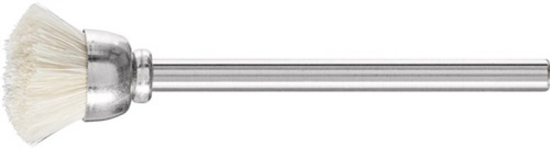 Minitopfbürste TBU D18xB3xL6mm Naturborsten Ziegenhaar Schaft-D.3mm PFERD Minitopfbürste TBU D18xB3xL6mm Naturborsten Ziegenhaar Schaft-D.3mm PFERD