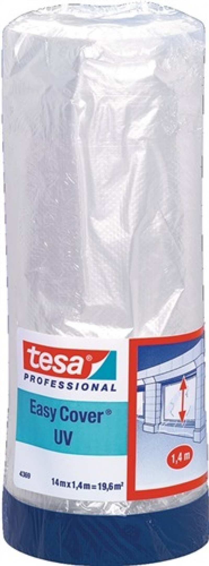 Folienband Easy Cover® 4369 UV L.14m B.1400mm Rl.TESA Folienband Easy Cover® 4369 UV L.14m B.1400mm Rl.TESA