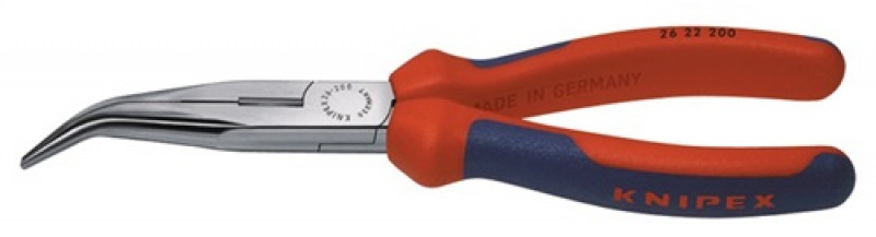 Flachrundzange L.200mm pol.40Grad gew.2K-Hülle KNIPEX Flachrundzange L.200mm pol.40Grad gew.2K-Hülle KNIPEX