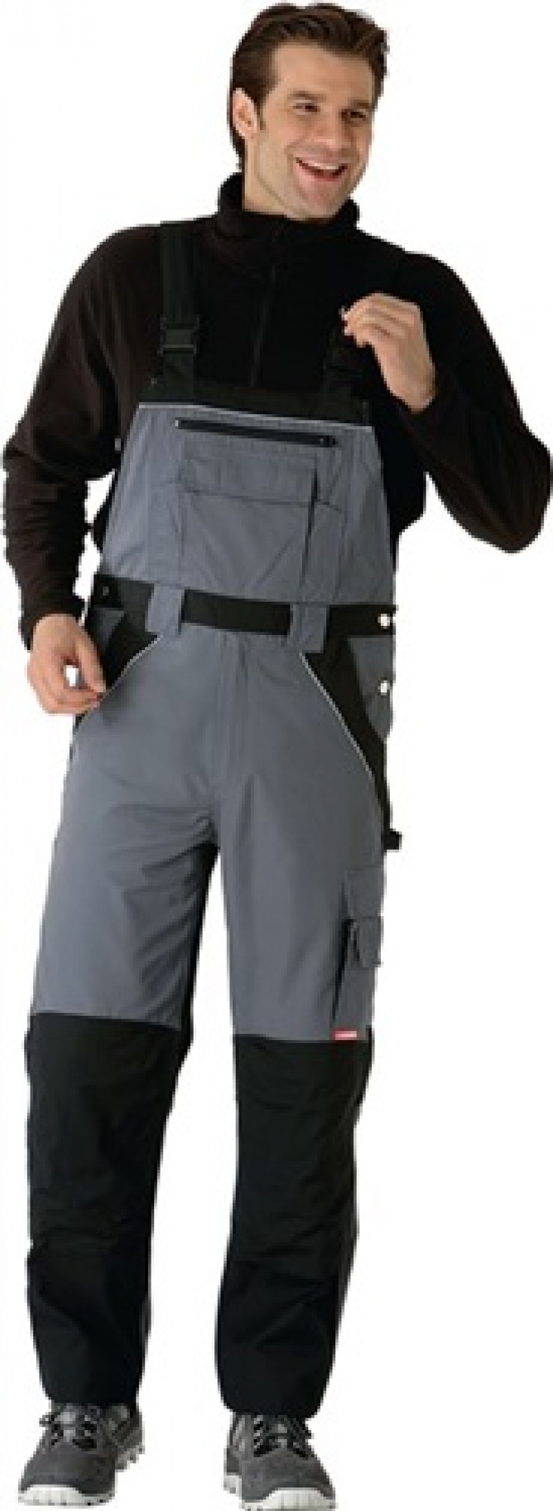 Latzhose Plaline Gr.54 schiefer/schwarz 65% PES/35% CO PLANAM Latzhose Plaline Gr.54 schiefer/schwarz 65% PES/35% CO PLANAM