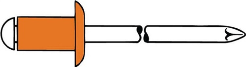 Blindniet Nietschaft dxl 4,0x10,0mm Kupfer/Bronze 50 St.GESIPA Blindniet Nietschaft dxl 4,0x10,0mm Kupfer/Bronze 50 St.GESIPA