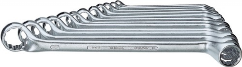 Doppelringschlüsselsatz 2-8 8-tlg.SW 6mm-22mm tief gekr. Doppelringschlüsselsatz 2-8 8-tlg.SW 6mm-22mm tief gekr.