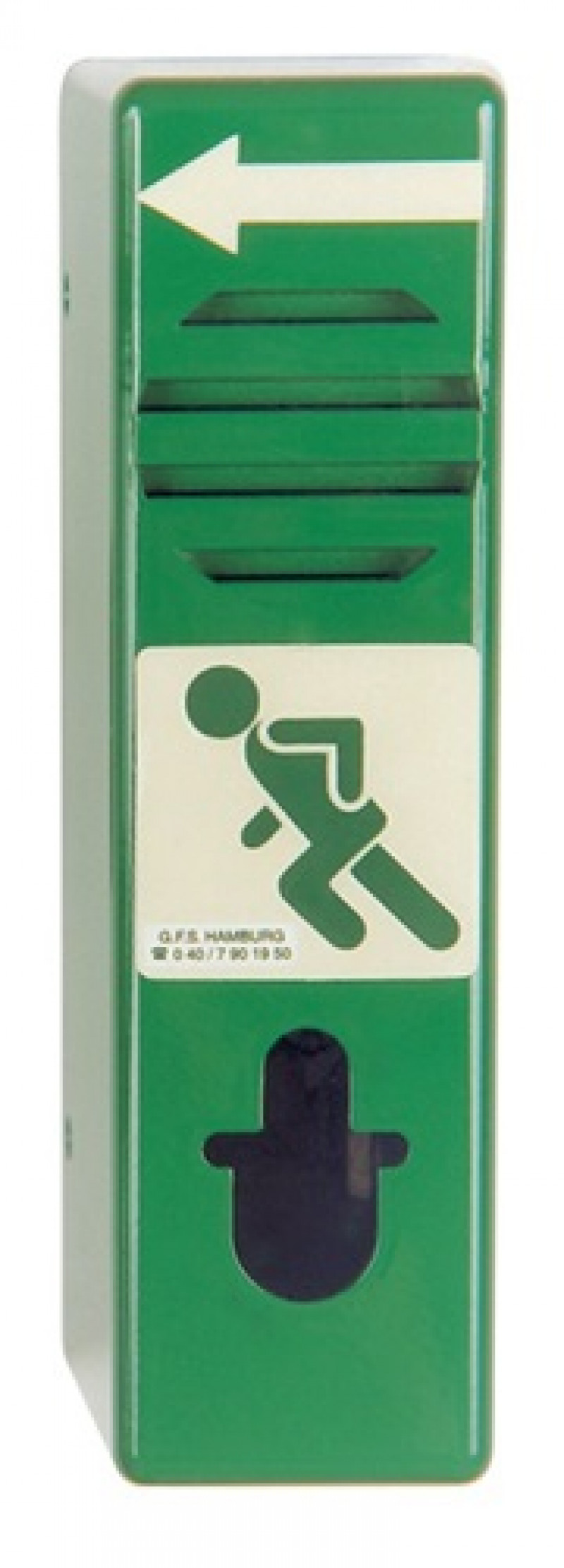 Schwenk-Türwächter 920 000 vorgerichtet f. HZ grün lack. Basis 9 V Batterie Schwenk-Türwächter 920 000 vorgerichtet f. HZ grün lack. Basis 9 V Batterie