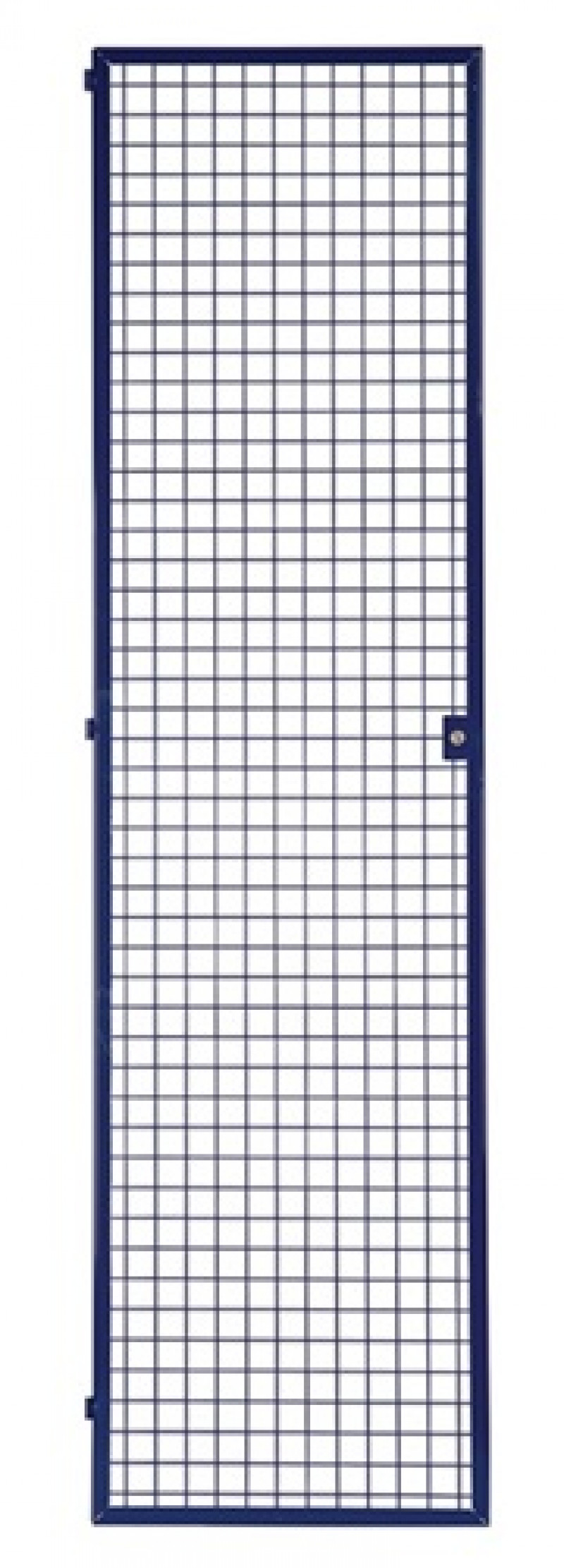 Gittertür LOGS 240 H1970xB540mm blau RAL 5022 abschl.LOGS