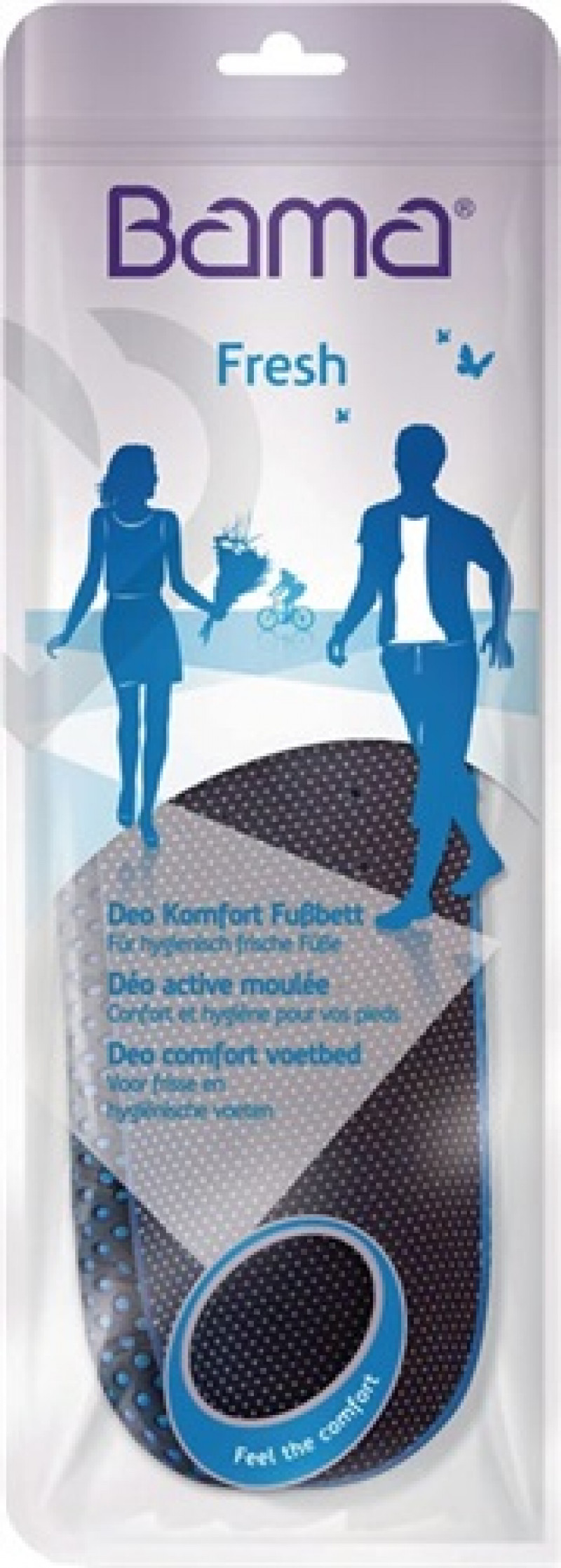 Einlegesohle Deo Komfort Gr.43 schwarz Schichtaufbau Bama Einlegesohle Deo Komfort Gr.43 schwarz Schichtaufbau Bama